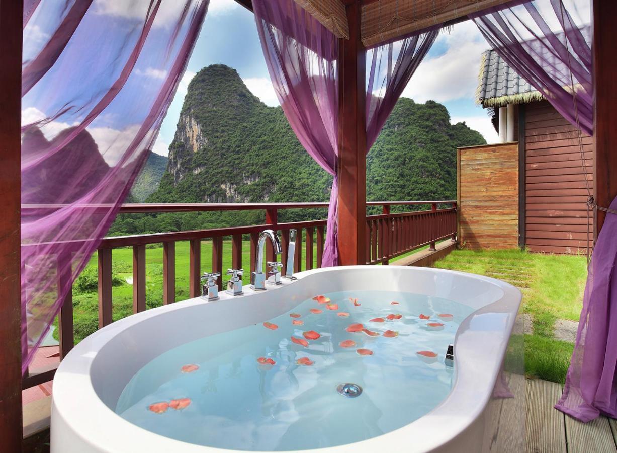 Blue Sky Hotel Yangshuo Exterior foto