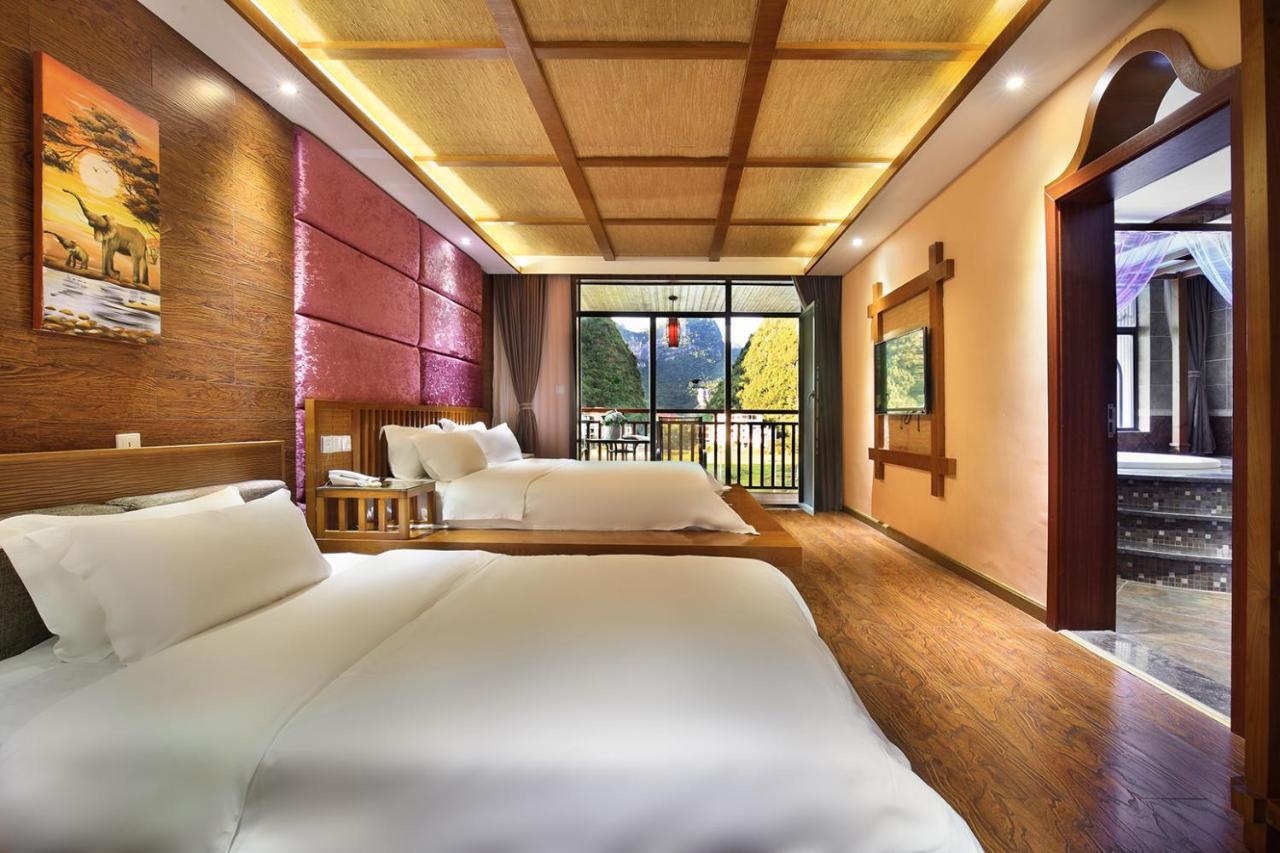 Blue Sky Hotel Yangshuo Exterior foto