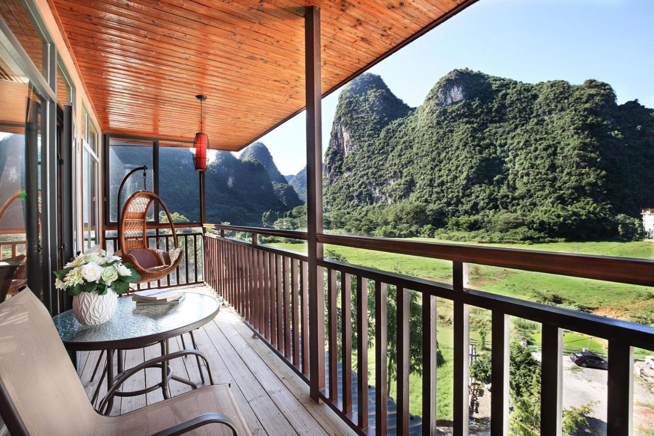 Blue Sky Hotel Yangshuo Exterior foto
