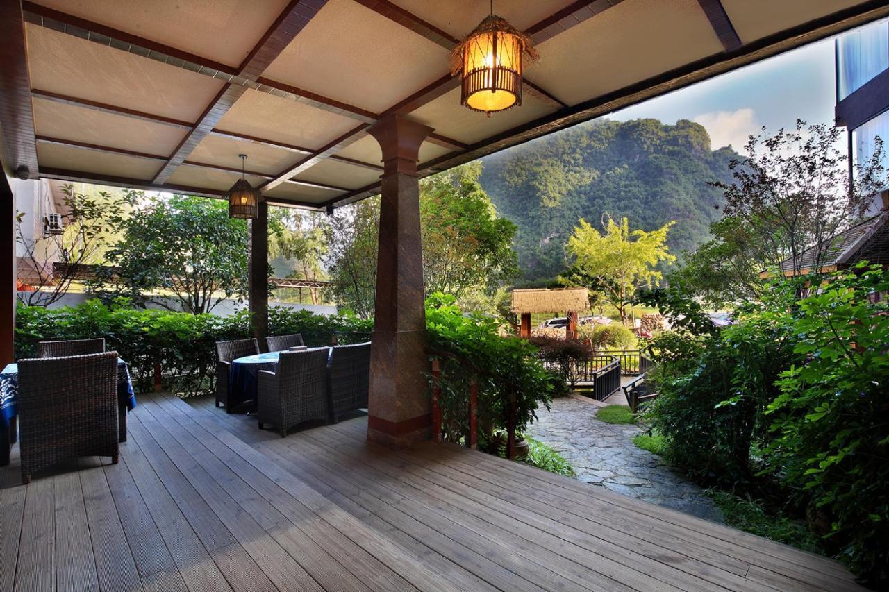 Blue Sky Hotel Yangshuo Exterior foto